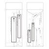Midori 20530006 Envelopes, Beautiful Writing Envelopes Vertical Cream