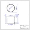 Blue Fireball SCT Thread Spacer Ring with 1.5" Extension  # S-SF