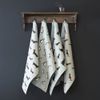 Sweet William Black Schnauzer Tea Towel
