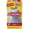 Glad Tall Kitchen Drawstring Trash Bags, 13 Gallon, 45 Count