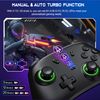 Switch Controller for Nintendo Switch/Lite/OLED, Hall Joystick Wireless Switch Pro Controller with Charging Dock, support iOS/Android/Windows PC, Switch Remote with Turbo/Motion Control/Vibration