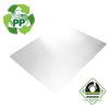 Cleartex Polypropylene Rectangular Anti Slip Chair Mat for Hard Floors 29" x 46"