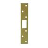 Pro-Lok Strike Plate - Security 6" w/ 6 Screws (Brass Finish)