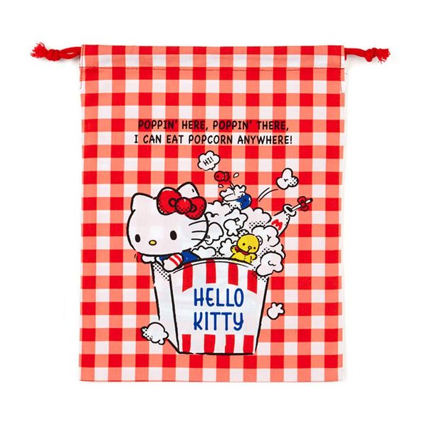 Hello Kitty 733997 Drawstring Bag, Size M, Speech Bubble