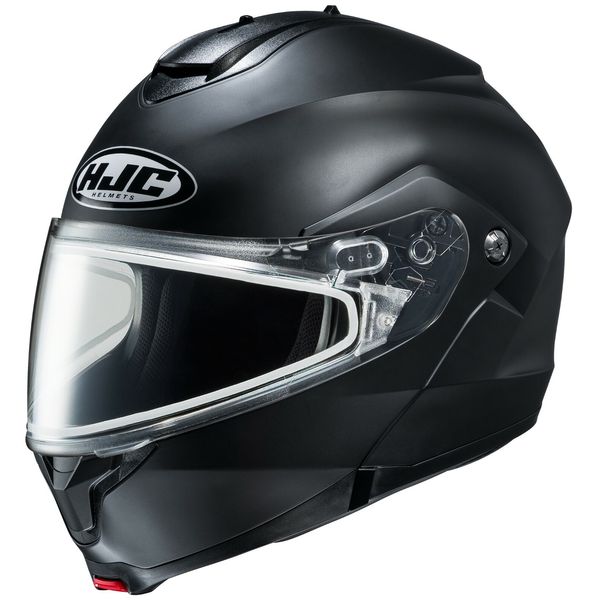 HJC c91 Modular SunScreen Snowmobile Helmet Matte Flat Black XS Extra Small C-91
