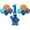 Cookie Monster Balloon Pack for 1st Birthday