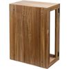 Wall Mounted Brown Wood Shadow Box with Cork Back, Viewing Panels & Hinged Door