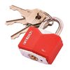 Amtech T0702 25mm Rhombic Chrome Plated Iron Padlock