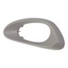 Brock Replacement Drivers Inside Interior Front Door Handle Trim Bezel Textured Gray Compatible with Trailblazer & EXT 25894590