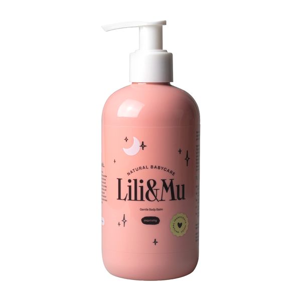 Lili&Mu Pflege Creme für Schwangere 300 ml - Schwangerschaft-Streifen entfernen, Feuchtigkeitscreme gegen Dehnungsstreifen mit Sheabutter Aloe Natürlichen Ölen, Stretch Mark Cream - Trockene Haut