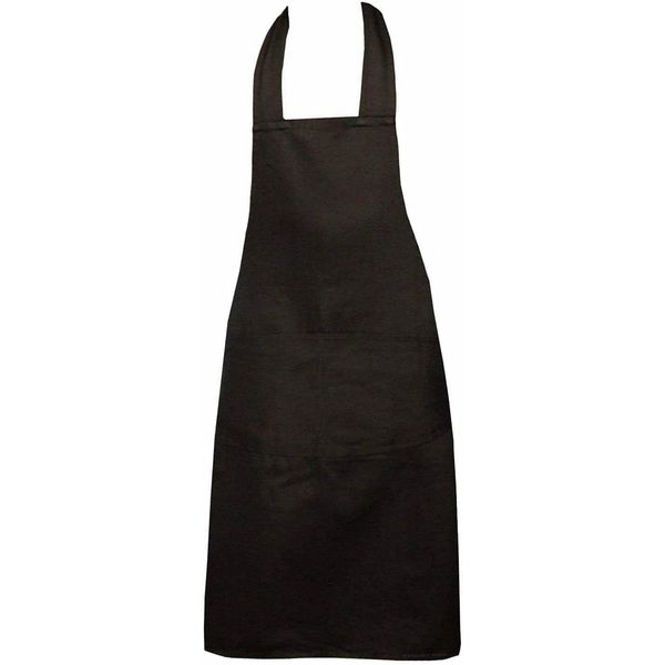 Clay Roberts Chefs Apron, Black, Cooking and Baking Apron for Men and Women, Double Pockets, Kitchen Aprons, Butchers Apron, BBQ & Catering Bibs, Apron, Kitchen Apron, Cooking Apron, Tabards