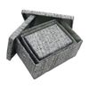 JVL Urban Set of 3 Rectangle Paper Storage Baskets, Medium