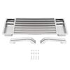 For 2003-2009 Hummer H2 Chrome Hood Deck Vent Panel Grille with handle covers