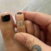 Solid 925 Sterling Silver Filigree Leaf Pattern Toe ring