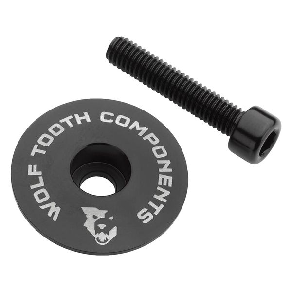Wolf Tooth Ultralight Stem Cap Black