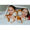 Childrens Plush Heatable Microwave Monkey Soft Toy