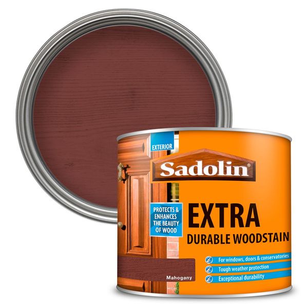 Sadolin Extra Durable Woodstain Mahogany 0.5 L