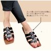 86103 Women's Flat Sandals, Spring/Summer, PU Leather, Stylish, Square, Toe Beige,