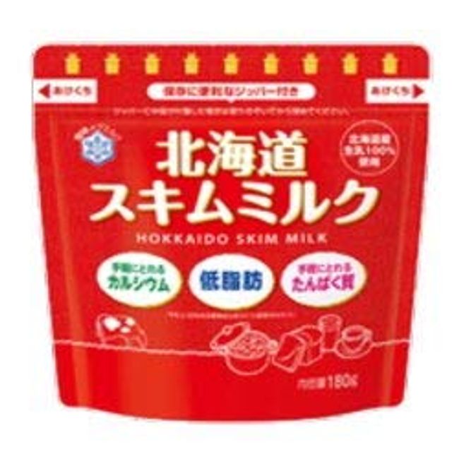 Megmilk Snow Brand Hokkaido Skim Milk Gusset, 6.3 oz (180 g) x 2 Bags