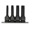 STRAIGHT 10-8002 1/2" (12.7mm) Impact Hexalobular Rabbit Socket Set 4 Pieces