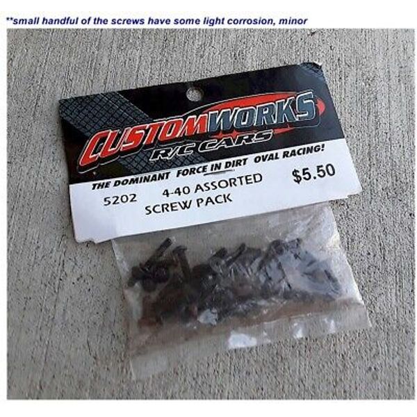 RC Car Custom Works 4-40 Screw Pack (40) (Assorted) [CSW5202]