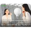 EDISHINE 8 Pack G25 LED Globe Light Bulbs Globe Light Bulbs Over Mirror, Makeup