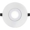 Luceco Flat Profile Bezel for FType Downlights, 95mm – 165 mm Diameter, Matt White