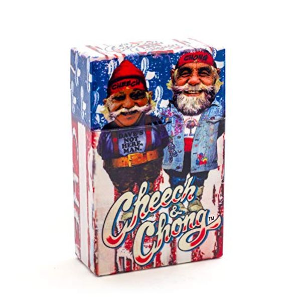 Cheech & Chong Flip Top Cigarette Case - 85mm"USA"