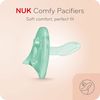 NUK Comfy Pacifiers, 6-18 Months, 6 Pack