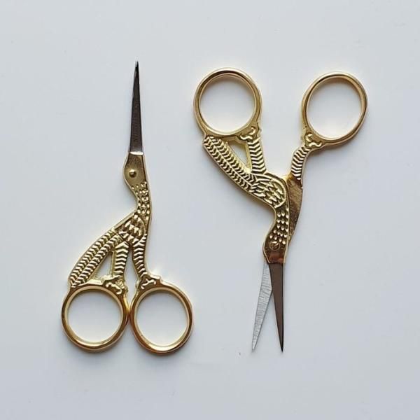 [RG43RSQU]Nail art silk scissors crane scissors embroidery scissors