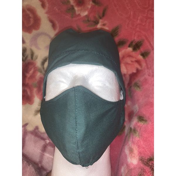 handmade cotton washable face mask And Scrub Cap