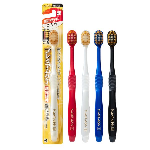 Premium Care Toothbrush, 6 Rows Regular Firm