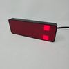 Red Reflector Hitch Cover LED Brake Sequential Signal Reverse Light 2" Receiver