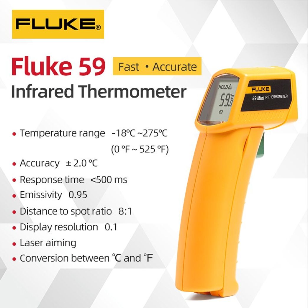 Original Fluke MT4 MAX Mini handheld Laser Infrared Thermometer Gun Hot Sale