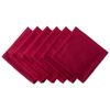 DII Variegated Tabletop Collection, Napkin Set, 20x20, Tango Red, 6 Piece