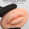 3D Lip Practice Skin,3pcs Tattoo Practice Lips,Silicone Microblading Practice Skin,Fake Skin Tattoo Skin Cosmetic for Tattoo Artists, Beginners Cosmetic Makeup Lips Training