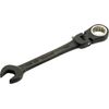 BLK CHRM Combo Locking Flex-Head Ratchet Wrench 10 mm-Spline
