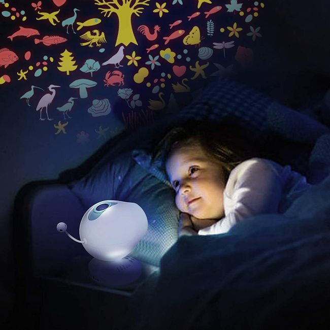 Baby Night Light Projector Sleeping Therapy White Noise Nature Sound  20 Sounds