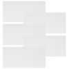 nijimomo Loose Leaf Covers, 50 Sheets A5 B5 A4 Bound Clear Matte Cover (B5)