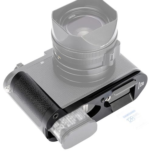 JJC HG-Q3 Leica Q3 Hand Grip, Arca Swiss Type Quick Release QR, Anti Slip Metal Holder Hand Grip, Aluminum Aloy, Compatible with Leica Q3 Camera, Easy Access to The Battery Memory Card
