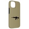 iPhone 14 AR-15 Style Rifle Silhouette Case