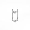 Shower Door Handle Set complete Bracket Assembly chrome Plated With Screws