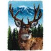 Wonderart Classics Deer Latch Hook Kit, 20" X 30"