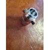 In Line Shower Head Shut off Valve 1-2" MIP Push Button Type Chrome Plated Brass