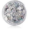 Pro Impressions Open Hearts Hologram Nail Art, Silver