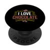 I Love Chocolate Candy PopSockets Adhesive PopGrip