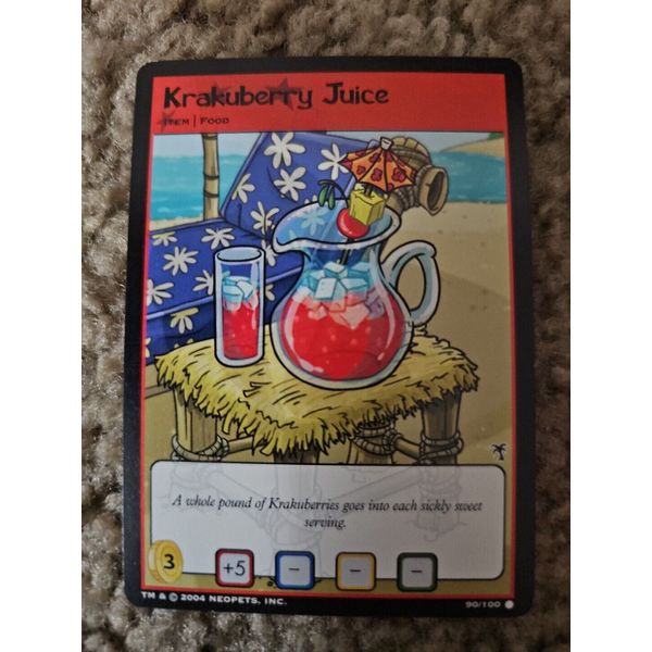 Neopet Krakuberry Juice