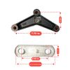Pro Greaseable Tandem Trailer Axle Shackle Kit for Double Eye Spring (3.5K-5.2K)