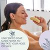 Carolina Castile Soap Vegan Unscented Castile Bar Soap – 6 Bars of Natural Soap for Men, Women, and Kids – Gentle, Hydrating Castile Soap Bars with Organic Cocoa Butter and Olive Oil, 5 Oz. Each