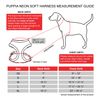 Puppia Neon Dog Harness, Large, Pink